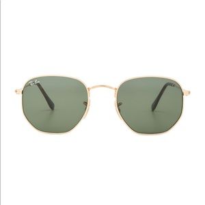 Ray-Ban Hexagonal Flat Sunglasses